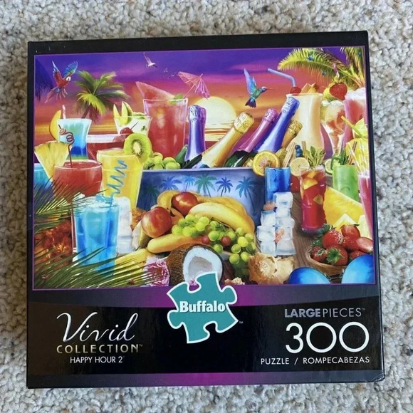 Lena-ArtBeat Studios Buffalo Games Jigsaw Puzzle Happy Hour 2 - Picture 1 of 2